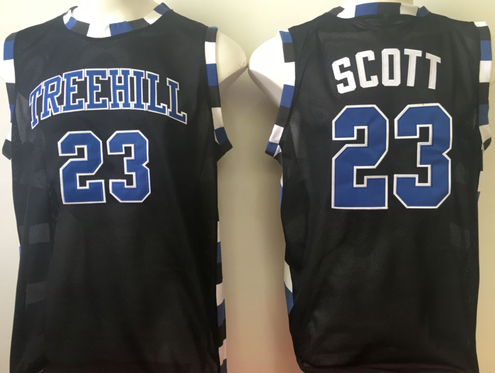 NCAA Men One Tree Hill Ravens Black #23 scott->more ncaa teams->NCAA Jersey